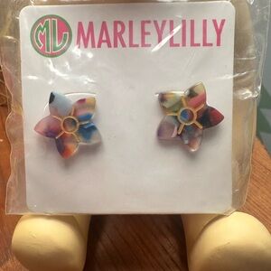 Marleylilly Multicolor Flower Earrings